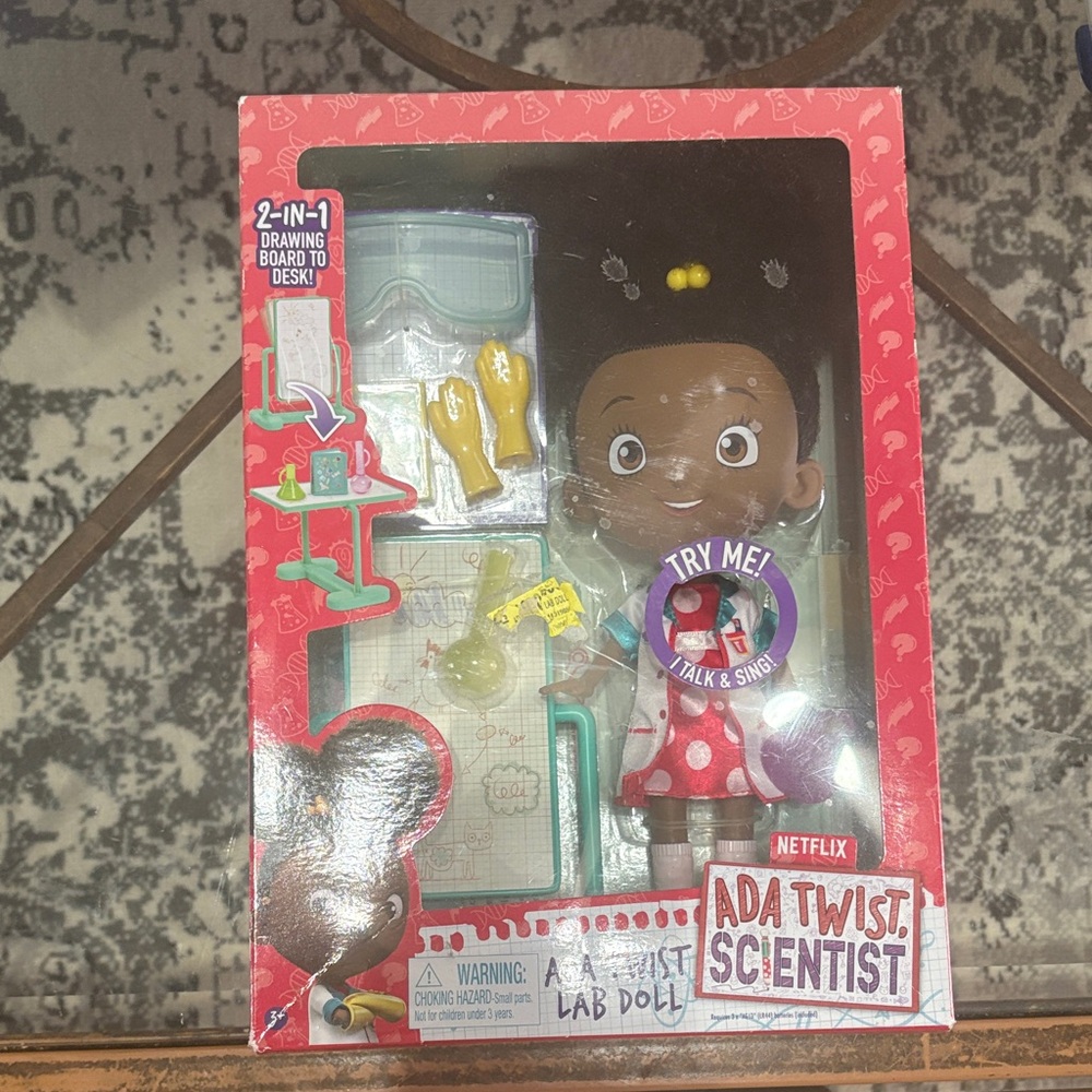 Netflix Ada Twist Scientist Doll in Red Polka-Dot Dress
